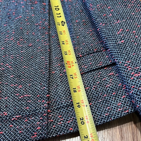 NWT JCREW JACKET BLAZER LINED SZ 4 Gray White Pink spots - Picture 5 of 8